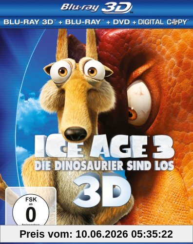 Ice Age 3 - Die Dinosaurier sind los (+ Blu-ray + DVD + Digital Copy) [Blu-ray 3D]