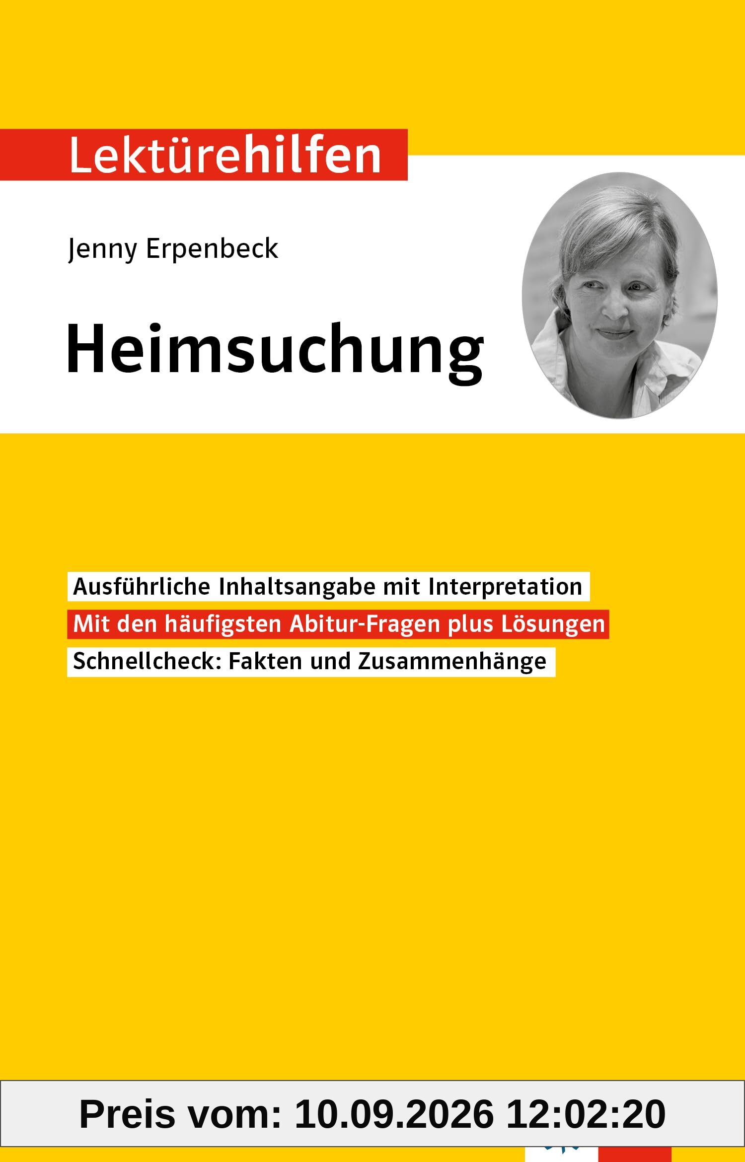 Klett Lektürehilfen Jenny Erpenbeck, Heimsuchung: Interpretationshilfe für Oberstufe und Abitur