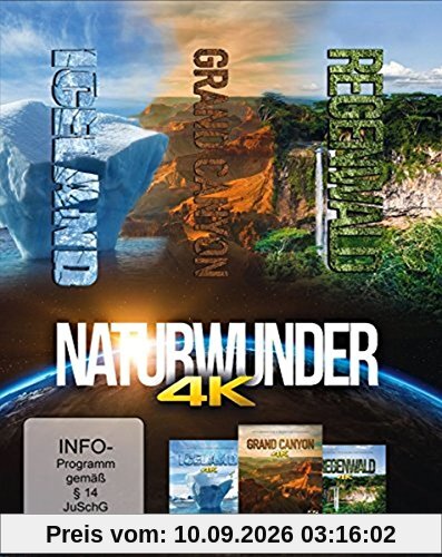 Naturwunder - 3 Naturwunder in einer Sammelbox (4K Ultra HD) [Blu-ray]