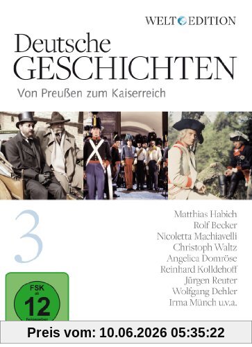 Deutsche Geschichten 3: Von Preußen zum Kaiserreich / WELT-Edition [8 DVDs]