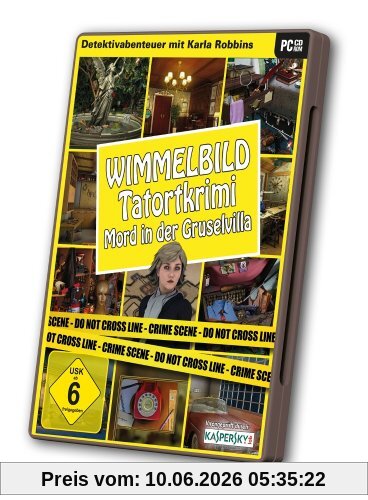 Wimmelbild Tatortkrimmi - Mord in der Gruselvilla