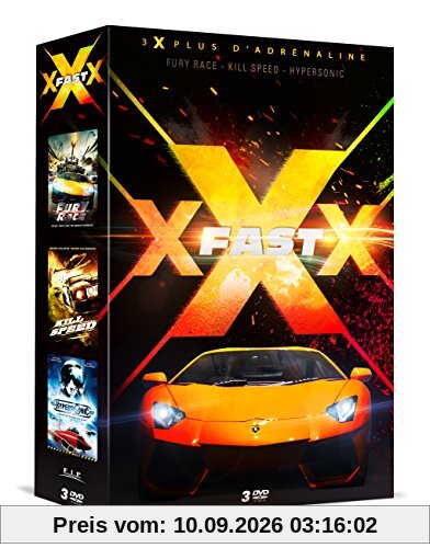 Coffret XXX fast 3 films : fury race ; kill speed ; hypersonic [FR Import]