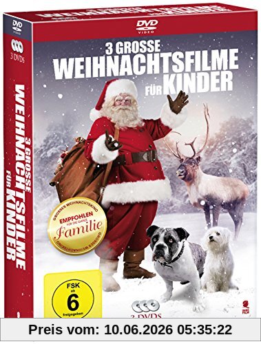 Drei große Weihnachtsfilme für Kinder (3 DVDs)