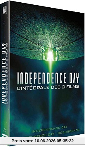 Coffret independence day 2 films : independence day 1 ; independence day 2 : resurgence [FR Import]