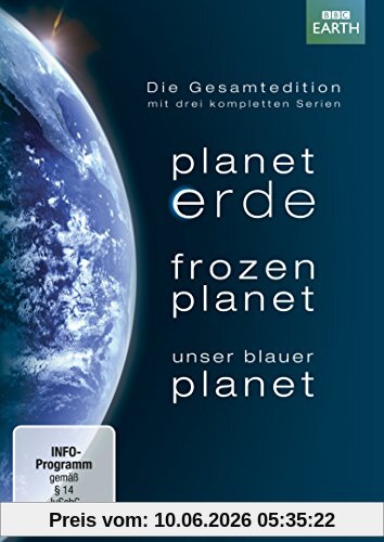 Planet Erde / Frozen Planet / Unser blauer Planet - Die Gesamtedition [12 DVDs]