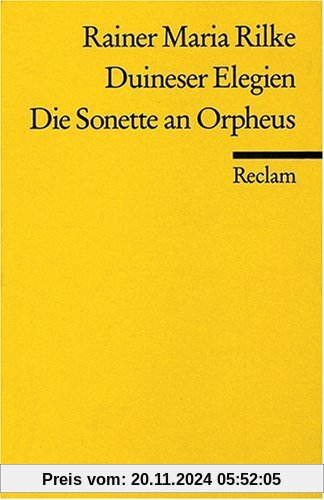 Duineser Elegien - Die Sonette an Orpheus