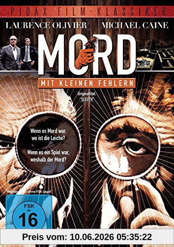 Mord mit kleinen Fehlern / Sleuth (Pidax Film-Klassiker)