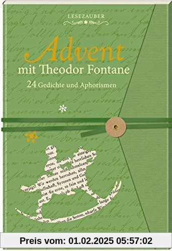 Briefbuch - Advent mit Theodor Fontane: 24 Gedichte und Aphorismen