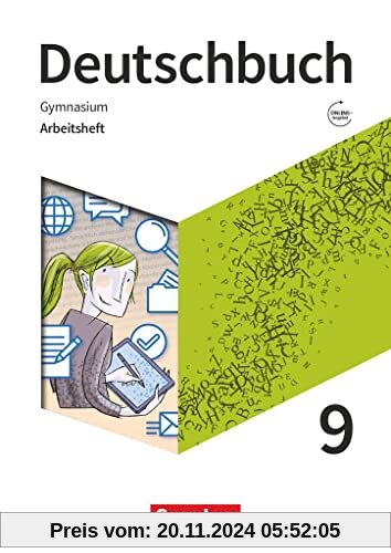 Deutschbuch Gymnasium - Zu den Ausgaben Allgemeine Ausgabe, Niedersachsen - Neue Ausgabe - 9. Schuljahr: Arbeitsheft mit