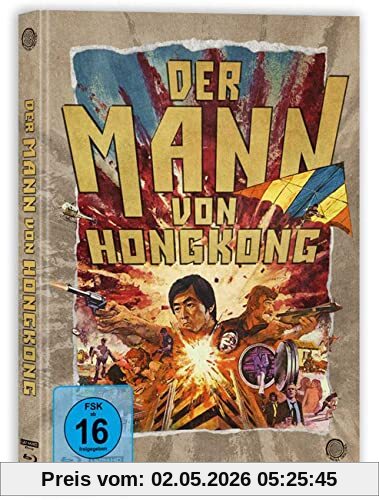 Der Mann von Hongkong 4K UHD (The Dragon Flies) - Mediabook - Limitiert auf 1250 Stück - Cover A [Blu-ray]