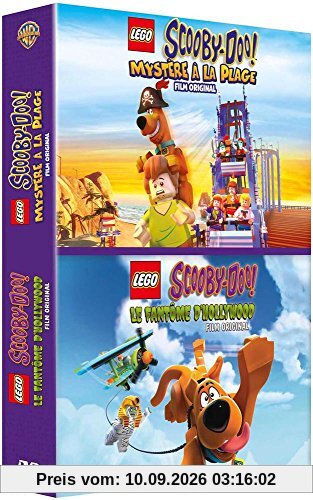 Coffret lego scooby doo! 2 films : le fantôme d'hollywood ; mystère à la plage [FR Import]