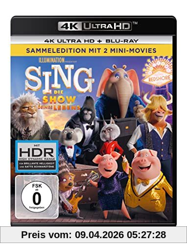 Sing - Die Show deines Lebens (4K Ultra HD) (+ Blu-ray 2D)