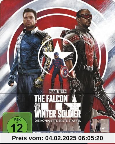 The Falcon and the Winter Soldier - Staffel 1 - Steelbook - Limited Edition (4K Ultra HD) (+ Blu-ray) [4 Discs]