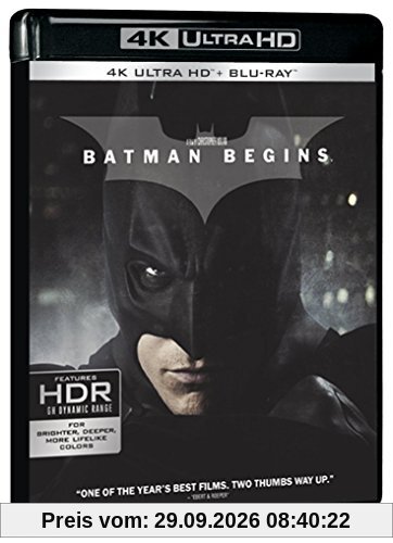 Christopher Nolan Batman Begins 4k Ultra Hd [Blu-ray] [Fr Import]