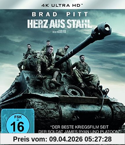 Herz aus Stahl (4K Ultra HD) [Blu-ray]