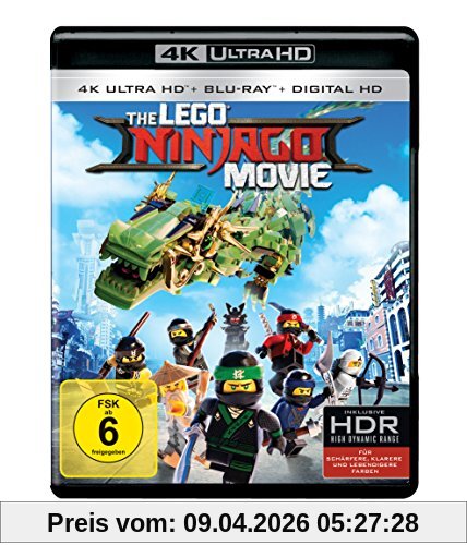 The LEGO Ninjago Movie (4K Ultra HD + Blu-ray + Digital HD) [Blu-ray]