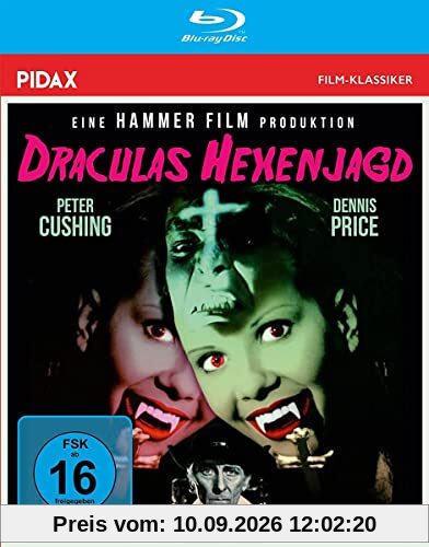 Draculas Hexenjagd (Twins of Evil) / Kult-Horrorfilm mit Starbesetzung aus den legendären Hammer-Studios (Pidax Film-Klassiker) [Blu-ray]