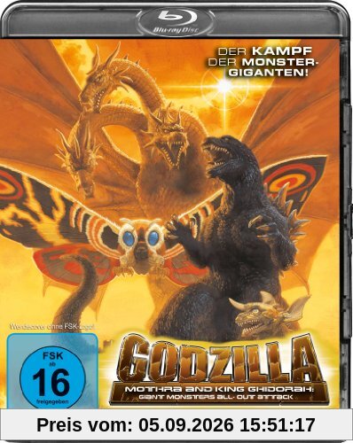 Godzilla, Mothra and King Ghidorah [Blu-ray]