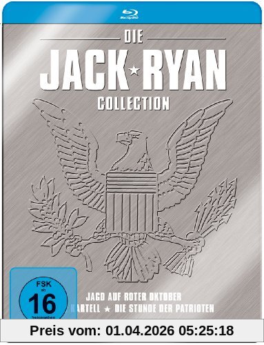 Jack Ryan Collection (3 Discs, Steelbook) [Blu-ray]