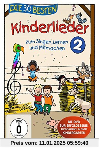 Die 30 besten Kinderlieder 2 - Die DVD - zum Singen, Lernen und Mitmachen