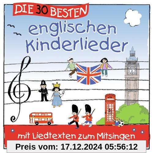 Die 30 besten englischen Kinderlieder - mit Liedtexten zum Mitsingen