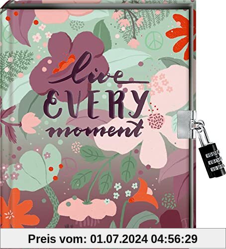 Tagebuch: Live every moment - Handlettering