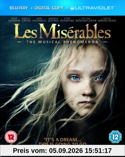 Les Misérables (Blu-ray + Digital Copy + UV Copy) [2012] [UK Import]