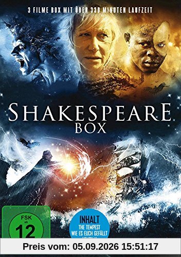 Shakespeare Box (2 DVDs) The Tempest - Wie es euch gefällt - Henry V.