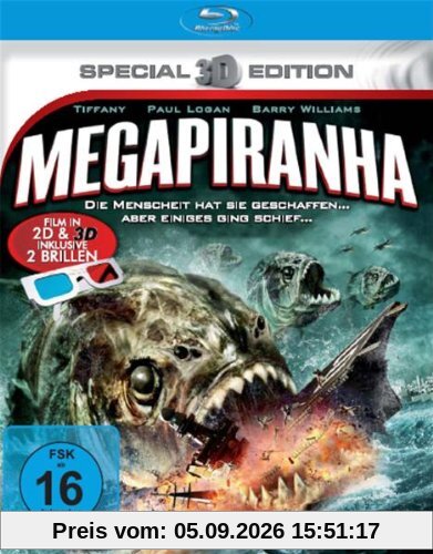 Mega Piranha (3D-Special Edition) [Blu-ray]