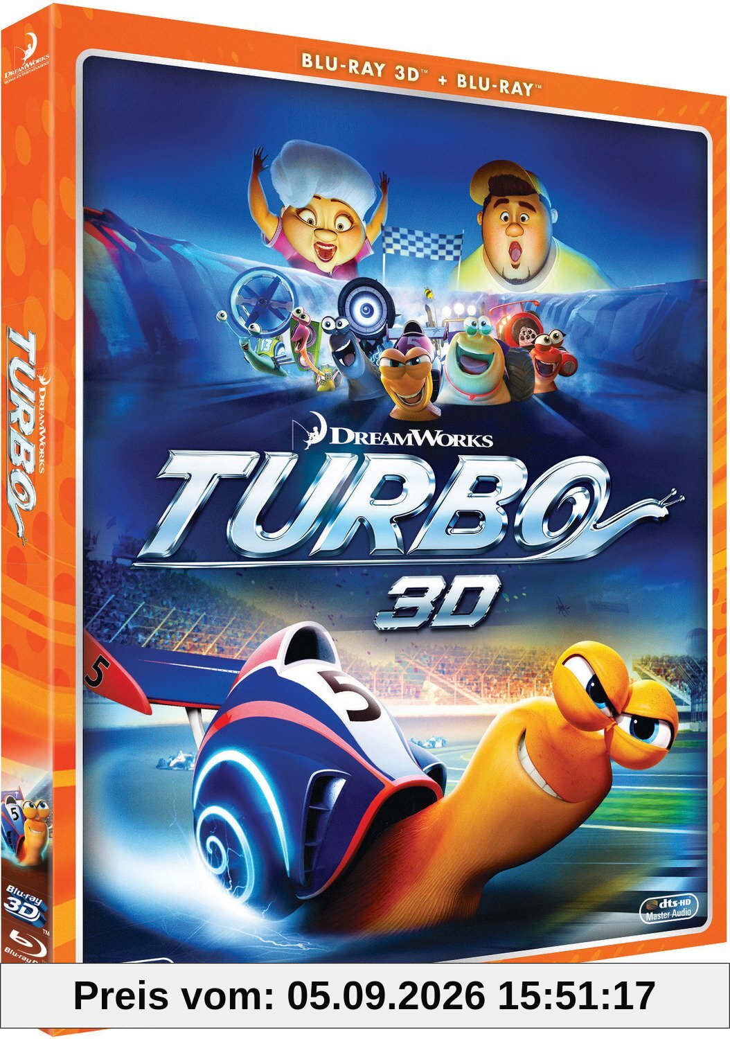 Turbo (Bd + Bd 3d) (Blu-Ray) (Import) (2014) David Soren