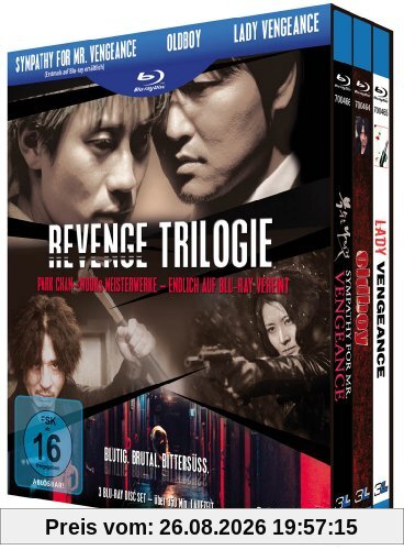 Revenge Trilogie: Sympathy for Mr. Vengeance / Oldboy / Lady Vengeance [3 Blu-rays]
