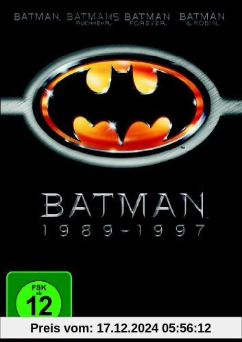 Batman 1989-1997 (Batman / Batmans Rückkehr / Batman Forever / Batman & Robin) [4 DVDs]