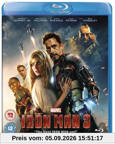 Iron Man 3 [Blu-ray] [UK Import]