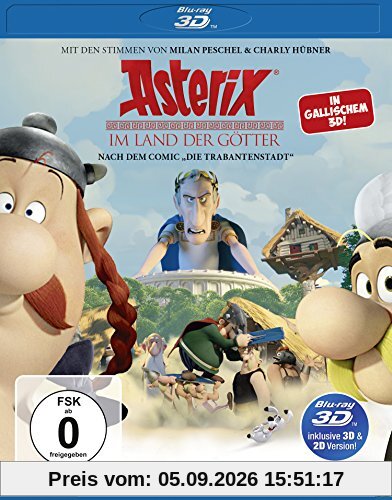 Asterix im Land der Götter (inkl. 2D-Version) [3D Blu-ray]