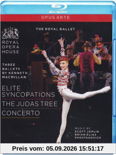 Elite Syncopations/The Judas Tree/Concerto - Three Ballets by Kenneth MacMillan [Blu-ray]