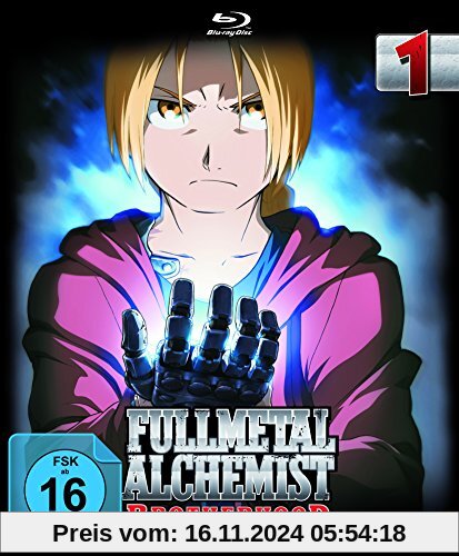 Fullmetal Alchemist: Brotherhood - Volume 1 (Digipack im Schuber mit Hochprägung und Glanzfolie) (Blu-ray) [Limited Edit