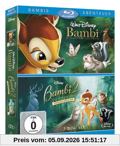 Bambi / Bambi 2 - Der Herr der Wälder [Blu-ray]