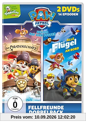 Paw Patrol: Der Piratenschatz & Paw Patrol: Alle Flügel an Bord [2 DVDs]