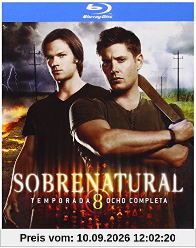 Supernatural - Die komplette Staffel 8 [Blu-ray] Jared Padalecki, Jensen Ackles mit Original Deutschen Ton