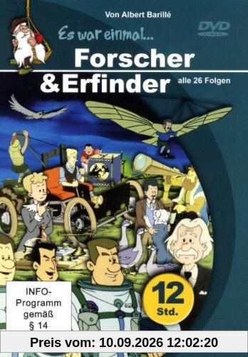Paket ES WAR EINMAL ... FORSCHER & ERFINDER (6 DVDs im Geschenkschuber)