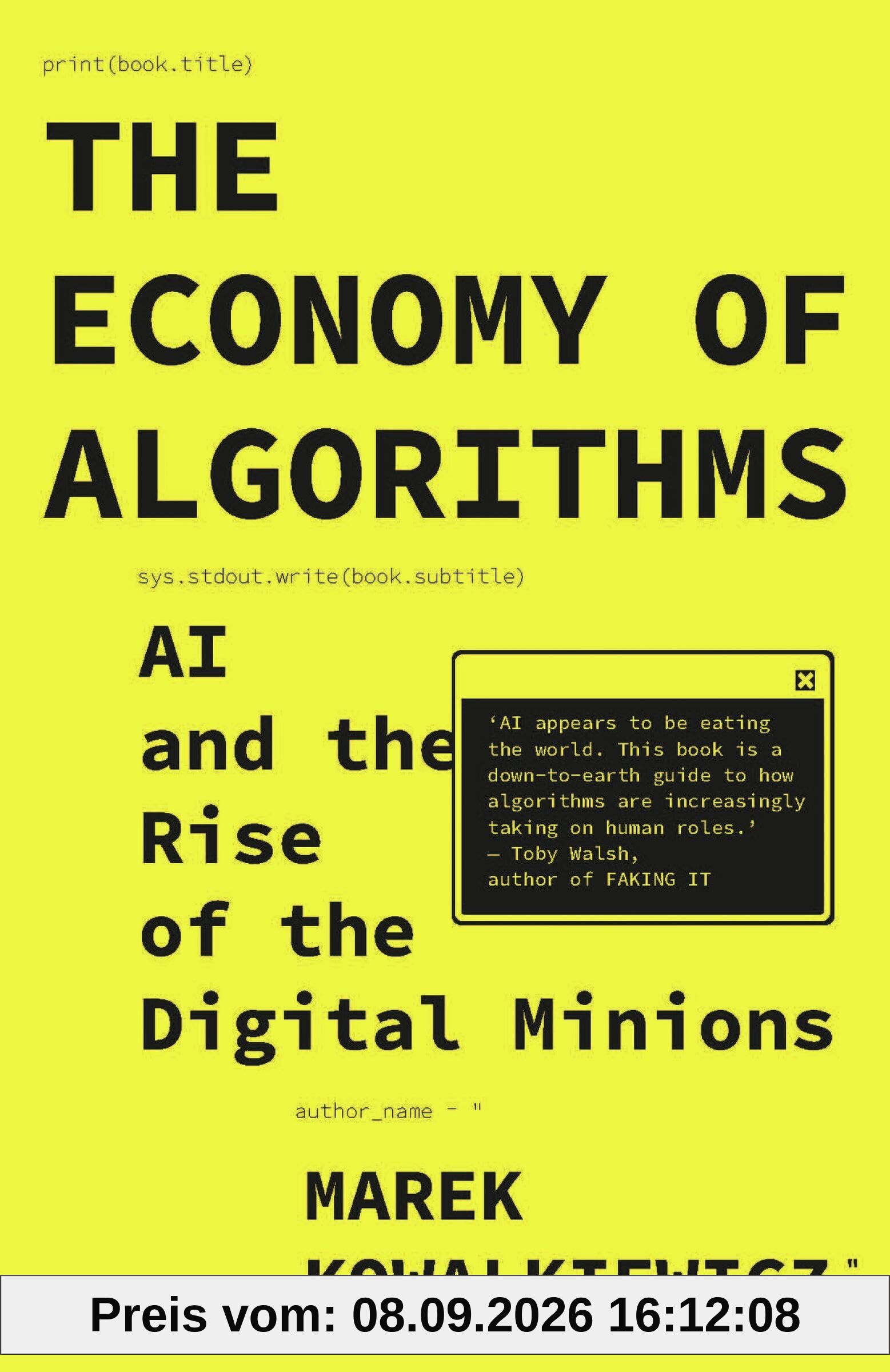 The Economy of Algorithms: AI and the Rise of the Digital Minions