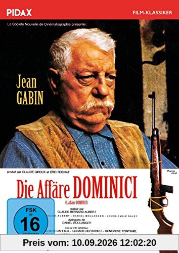 Die Affäre Dominici (L'affaire Dominici) / Packender Kriminalfilm mit Jean Gabin und Gérard Depardieu nach einer wahren Geschichte (Pidax Film-Klassiker)