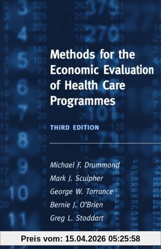 Methods for the Economic Evaluation of Health Care Programmes