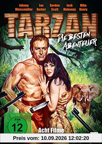 Tarzan - Die besten Abenteuer / Acht spannende Abenteuer mit den beliebtesten Tarzan-Darstellern (Pidax Film-Klassiker) [5 DVDs]