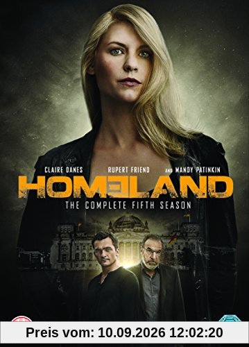 Homeland - Season 5 [DVD] [2015] UK-Import (Region 2), Sprache-Englisch.