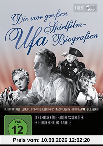 Die vier großen Ufa Spielfilm-Biografien [4 DVDs]