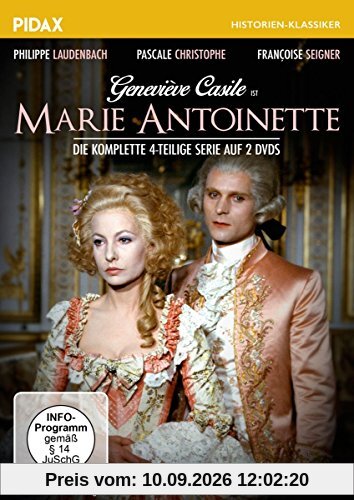 Marie Antoinette / Der komplette, aufwändige und realistische Historien-Vierteiler über das tragische Leben der französischen Königin (Pidax Historien-Klassiker) [2 DVDs]