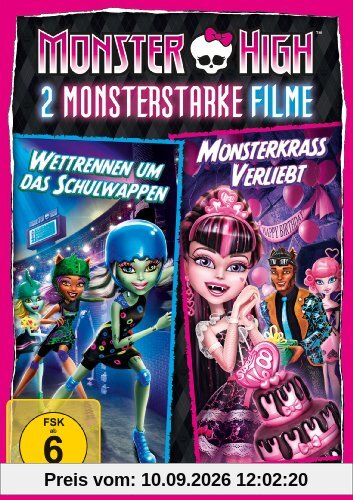 Monster High - 2 monsterstarke Filme (Wettrennen um das Schulwappen / Monsterkrass verliebt)