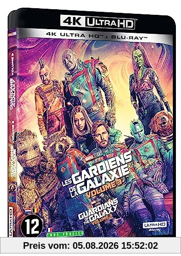 James Gunn Les Gardiens De La Galaxie - Volume 3 4k Ultra Hd [Blu-ray] [Fr Import]
