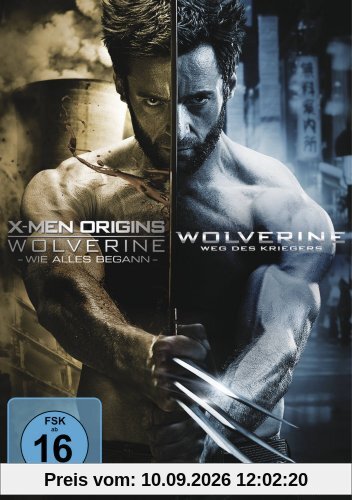 X-Men Origins - Wolverine: Wie alles begann + The Wolverine: Weg des Kriegers [2 DVDs]
